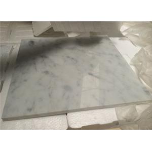 White Natural Stone Tiles Italian Polished Carrara White Marble Floor Tiles