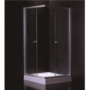 China Hotel Transparent Glass Rectangular Shower Cabins ,Stand Up Shower Enclosure Low Tray wholesale