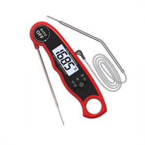 Electronic Digital Dual Probe Meat Thermometer For Grilling Prime Rib Food