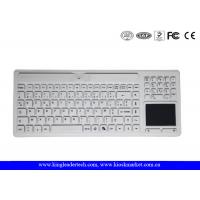 China Logo Customizable Wireless Silicone Keyboard Waterproof With Touchpad / Numpad on sale