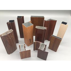 Wood Grain Powder Coating Aluminium Extrusion Products 6063 6061 T4 T5 T6