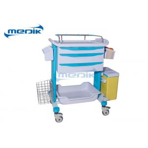 Movable ABS Hospital Trolley Clinical Medicine Medical Crash Cart Delivery Trolley