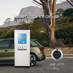 outdoor Commercial 90KW DC Car EV Charger Station For Cars SAE J1772