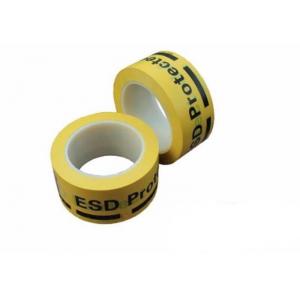 China Acrylic Adhesive Yellow Vinyl Floor Tape For Marking Off ESD Protected Areas supplier