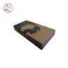 China Rectangle Black Printed Cardboard Makeup Box With EVA Insert wholesale