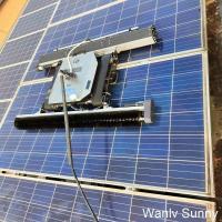 China Physical Cleaning Principle Solar Panel Cleaning Robot with Crawler and Lithium Battery on sale