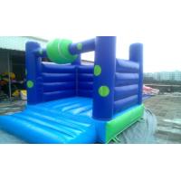 China Ocean Blue Commercial Bounce Houses Jumping With PVC Tarpaulin on sale