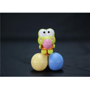 Green Frog Kerokerokeroppi Custom Plastic Toys For Children Storage