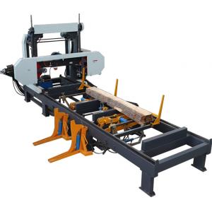 China Hydraulic horizontal band sawing machine saw mills for automatic wood cutting supplier