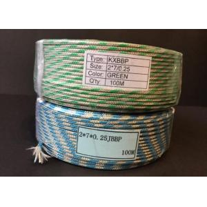 China タイプKの延長ケーブルKXBBP 2*7/0.25の緑 wholesale