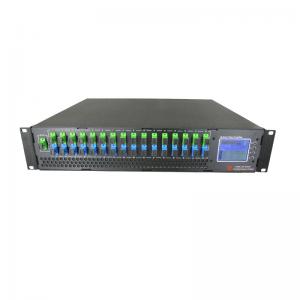 China 32 Port High Power Optical Amplifier EDFA 1550nm WDM 2U For CATV PON supplier