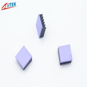 China High stickiness surface realize seal pcb/cpu/led silicone 2W violet thermal conductive pad	-50 to 200℃ supplier