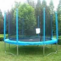 Trampoline, Made of Hot Galvanized Tubes and PP Jumping Mats