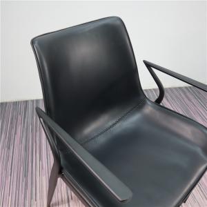 China Glossy Elegant Black 54x59x82cm Dining Room Arm Chair supplier