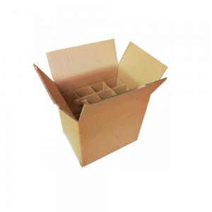 China Fancy Cardboard Corrugated Boxes For Packing 24 Bottle Beer supplier