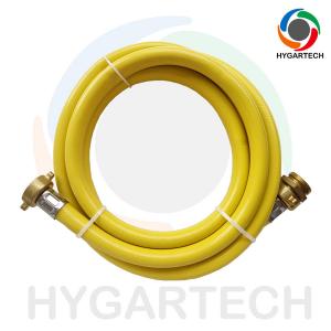 Fiber Reinforced PVC Hose W/ Brass Fitting Connectors