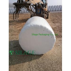 China White Color 750mm*25um Blown Silage Film for Australia supplier