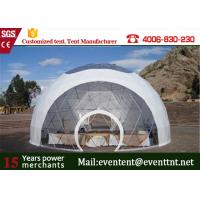 China PVC Roof White Best Tent For Family Camping , Largest Camping Tent  With Clear Roof Top on sale