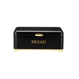 China Square Kitchen Storage Bread Containers Crown Series Metal Bread Bin Set For Tea Can And Coffee Can wholesale