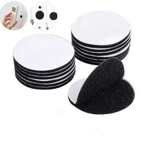 China Custom Shape Acrylic Glue Hook And Loop Dots With Anti Sticking Paper wholesale