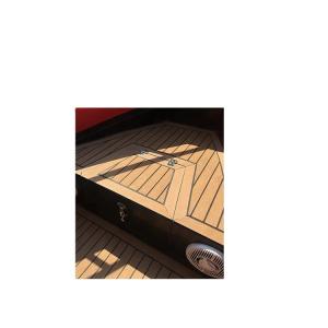 Boat Marine Decking Flexible Plastic Composite Synthetic Teak Flooring for Durability