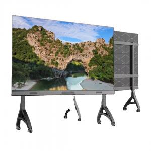China Conference HD 16:9 Led Tv Display 216 inch Remote Control Movable Led Screen supplier