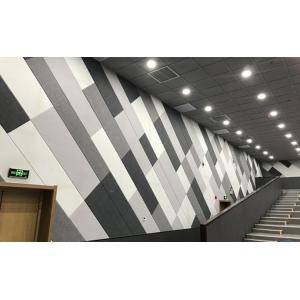 PET Fiber Decorative Soundproof Wall Panel Eco Friendly