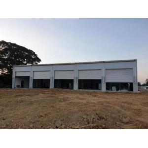 China Corrugated Color Bone Roof Cladding Steel Structure Warehouse H Or PRS Beam supplier