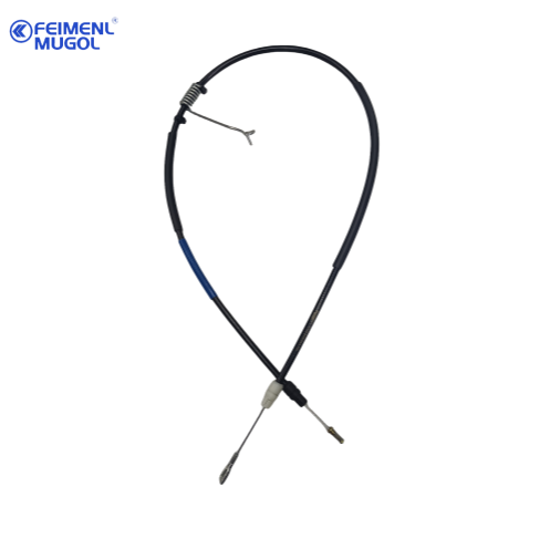 China Genuine 7C19-2A635AA Right Rear Handbrake Cable for Ford Transit V348, 1300mm in length, OEM fit and dependable performance wholesale