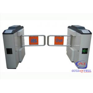 China RFID Biometric Controlled Access Turnstiles With Self-checking Alarm , Swing Barrier supplier