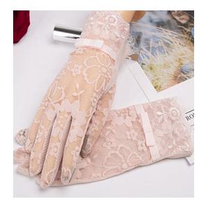 China Lace Sun Protection Gloves Summer Elegant Women Girls For Party Ceremony supplier