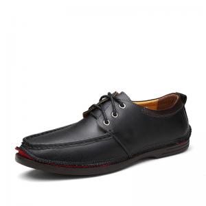 China 2015 Fashion Men's Shoes Full Grain Leather Size(38-43) Brown+Black+Blue Oxford -LWMC15057 supplier