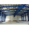 5 - 6m Height Steel Structure Hangar For Farm Broiler / Chicken Shed Bolt