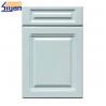 Light Blue MDF Kitchen Cabinet Doors PVC Film Surface For Wall Hanging Cabinets