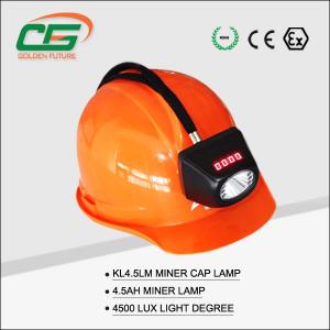 Security Waterproof Industry Light , Underground Mining Safety Led Coal Miner Cap Lamp