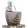 China Hand Cast Stacking Bear Resin Garden Fountains For Landscaping / Backyard wholesale