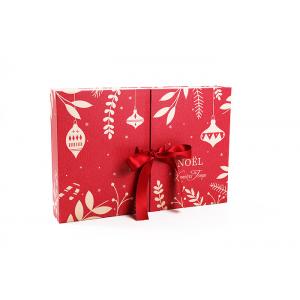 China Cardboard Christmas Gift Boxes With Ribbon supplier