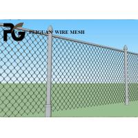 China 5m Home PVC Coated Chain Link Fence Easily Assembled on sale