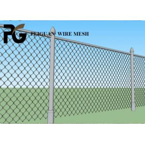 Galvanized Diamond Shape Wire Mesh 2mm 9 Gauge Chain Link Fence