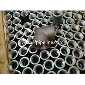 China astm A105 carbon steel 90 degree socket weld forged pipe fittings elbow supplier