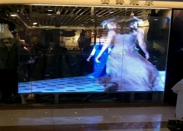 High Brightness Transparent LED Video Wall P10.4 With 1000mmx500mm Cabinet