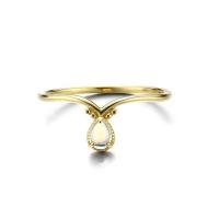 China New 1 Gram Gold Ring Designs Solid 9K Yellow Jewelry With Moonstone Available Fast Shipping on sale