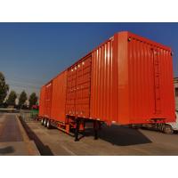China Enclosed 3 Axle Box Cargo Trailer 80 Ton High Load Capacity High Capacity on sale