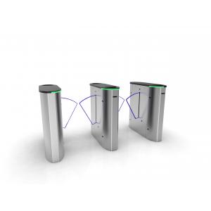 China Bi-Directional Flap Barrier Turnstile RFID Gate Entry Systems CE Certificate supplier