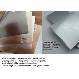 Self Adhesive PVC Wrapping Film For Wooden Plastic Aluminium Profile