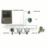 China RS485 controlador de detector de gas montado en la pared 5A 250V AC con pantalla LCD wholesale