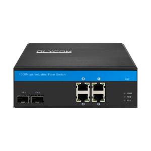 China Durable Gigabit Ethernet Switch Poe Powered 4 RJ45 Ports Redundant Power Inputs supplier