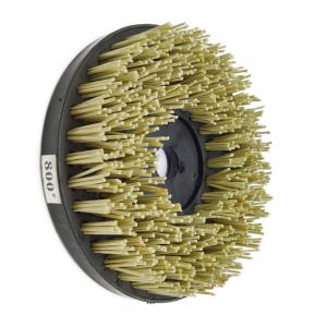 China 100MM Nylon Brush With Abrasive Diamond Grains for Auto-Grinding and Polishing Machine supplier