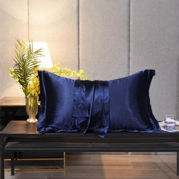 Decorative 51×66cm 19mm Satin Silk Pillowcase For Curly Hair Envelope Closure