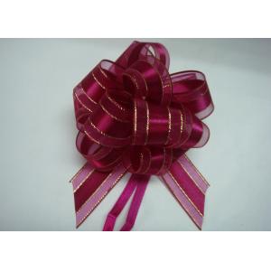 Organza pull bow ribbon with Long Tulle Tails for Wedding Party Bridal Gift Wrapping